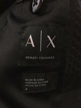 ARMANI EXCHANGE◆テーラードジャケット/4/ポリエステル/BLK/無地_画像3