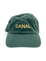 CANAL NEW YORK◆キャップ/FREE/コットン/GRN/無地/メンズ_画像1