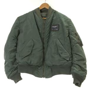 ALPHA INDUSTRIES◆フライトジャケット/M/GRN/MIL-J-8279の画像1