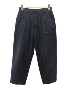 FARAH◆ストレートパンツ/32/コットン/BLK/無地/FR0201-M4008