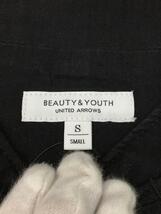 BEAUTY&YOUTH UNITED ARROWS◆長袖シャツ/S/コットン/BLK/無地/1226-186-0048_画像3