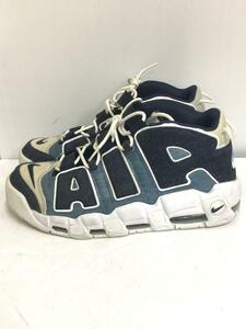 NIKE◆AIR MORE UPTEMPO 96 QS/エアモアアップテンポ/インディゴ/CJ6125-100/29cm/