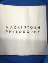 MACKINTOSH PHILOSOPHY◆コート/36/フェイクファー/BLU/無地_画像3