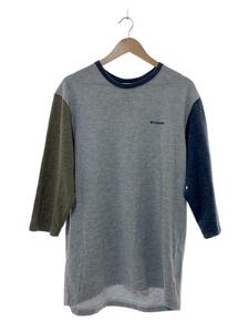 Columbia◆Tシャツ/XXL/ポリエステル/GRY/無地/PM4373