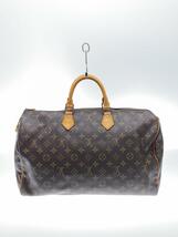 LOUIS VUITTON◆1)スピーディ40_モノグラム・キャンバス_BRW/PVC/BRW_画像3