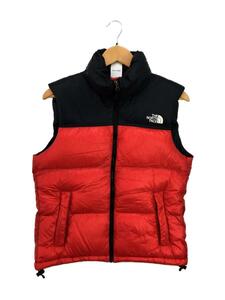 THE NORTH FACE◆ノースフェイス/ND91309/ヌプシダウンベスト/M/ナイロン/RED