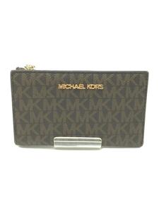 MICHAEL KORS◆コインケース/-/BRW/総柄/レディース/35S1GTVD0V