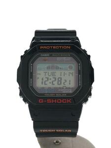 CASIO◆G-LIDE/ソーラー腕時計/G-SHOCK/デジタル/ラバー/ブラック/GWX-5600-1JF