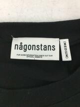 nagonstans◆23AW/puff t-shirt/半袖カットソー/M/コットン/BLK/無地/470GA880-1550_画像3