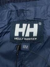 HELLY HANSEN◆ロングダウンジャケット/-/ポリエステル/ネイビー/無地_画像3