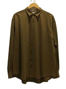 22AW/ROYAL OX DRESS KNIT SHIRT/長袖シャツ/3/コットン/ORN/無地/KM22F