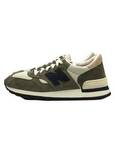 NEW BALANCE◆ローカットスニーカー/27cm/KHK/スウェード/M990WG1