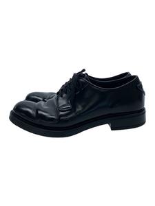 PRADA◆ドレスシューズ/US7.5/BLK/レザー/2EG394/トライアングルロゴ