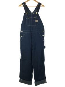 Carhartt◆オーバーオール/34/デニム/IDG/R08-DNM/DENIM BIB BIB OVERALL