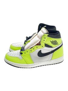 NIKE◆AIR JORDAN 1 RETRO HIGH OG_エアジョーダン 1 レトロ ハイ OG/26.5cm/YLW