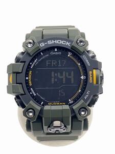 CASIO◆MUDMAN/GW-9500-3JF/ソーラー腕時計_G-SHOCK/デジタル/ラバー/BLK/KHK/緑