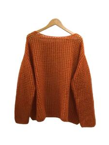 Uhr◆Mohair Mesh Pullover Knit/セーター(厚手)/FREE/モヘア/オレンジ