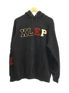 X-LARGE◆×ERASED/パーカー/XLEP PULLOVER HOODED SWEAT/L/コットン/BLK/