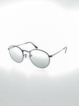 Ray-Ban◆レンズ小傷・ノーズパッド歪み有 ROUND METAL/サングラス/RB3447/BLK/メンズ_画像2