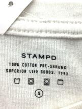 Stampd◆長袖Tシャツ/S/コットン/WHT/袖プリ_画像3