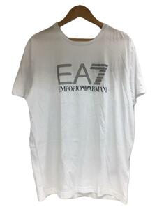 EMPORIO ARMANI◆エンポリオアルマーニ/Tシャツ/-/コットン/ホワイト/プリント/3KPT81 PJM9Z