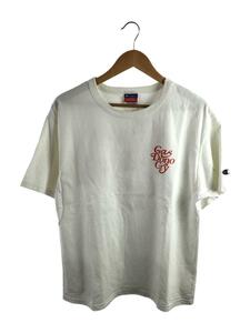 Champion◆Tシャツ/M/コットン/WHT