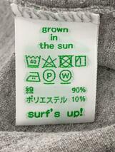 GROWN IN THE SUN◆Tシャツ/S/コットン/GRY_画像4