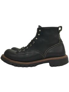 RED WING◆LINEMAN/レースアップブーツ/US9/ブラック/2935