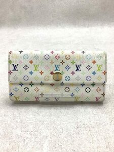 LOUIS VUITTON◆ポルト・フォイユ・サラ_モノグラム・マルチカラー_マルチカラー/PVC/マルチカラー/レディース