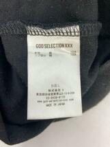 GOD SELECTION XXX◆Tシャツ/L/コットン/BLK_画像4