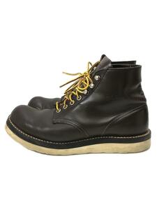 RED WING◆6-INCH ROUND-TOE BOOT/6 インチラウンドトウブーツ/26.5cm/BRW/レザー