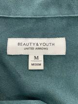 BEAUTY&YOUTH UNITED ARROWS◆長袖シャツ/M/ポリエステル/GRN/無地/1211-149-7438_画像3