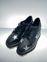 STELLAMcCARTNEY◆エリス/スター/シューズ/37/BLK/レザー_画像2