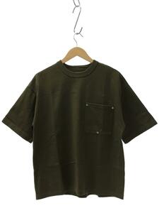 BOTTEGA VENETA◆Tシャツ/XS/コットン/KHK/無地/745093 VKLZ0