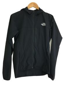 THE NORTH FACE◆MOUNTAIN SOFTSHELL HOODIE_マウンテンソフトシェルフーディ/M/ナイロン/BLK/無地