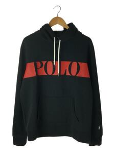 POLO RALPH LAUREN◆ロゴダブルニットフーディ/パーカー/L/-/ブラック/CWPOKNIY8020041001