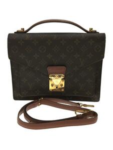 LOUIS VUITTON◆モンソー_モノグラム_BRW/PVC/BRW