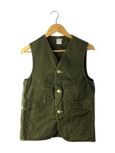 POST OVERALLS◆ベスト/XS/コットン/KHK/無地