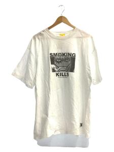 #FR2◆SmokingKills/ワンピースコラボ/コラソン/Tシャツ/L/コットン/WHT