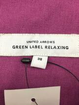 UNITED ARROWS green label relaxing◆ボトム/38/ポリエステル/PNK/3614-652-1805/センタープレス_画像4