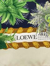 LOEWE◆花柄スカーフ/シルク/マルチカラー/レディース_画像3