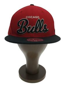 mitchell&ness◆キャップ/7 1/2/ウール/RED/メンズ