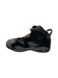 NIKE◆AIR JORDAN 6 RETRO PSG/エアジョーダンレトロ/ブラック/CK1229-001/25.5cm/