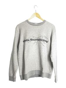 WHITE MOUNTAINEERING◆LOGO PRINTED SWEATSHIRT スウェット/2/コットン/GRY/WM2073507