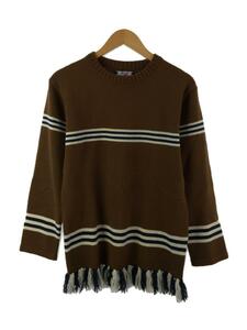 SON OF THE CHEESE◆RUG SWEATER/M/ウール/ブラウン