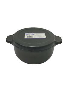文化軽金属鋳造/味わい鍋 深型鍋/鍋/サイズ:22cm/BLK