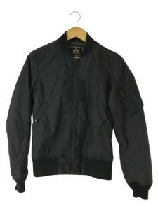 ALPHA INDUSTRIES◆ブルゾン/M/ナイロン/BLK/無地/TA1032-101