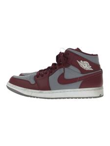 NIKE◆AIR JORDAN 1 MID_エア ジョーダン 1 ミッド/28cm/RED