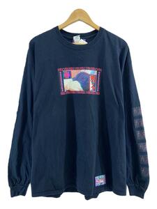 今夜1秒/色褪せあり/GILDAN/長袖Tシャツ/XL/コットン/BLK