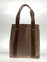 LOUIS VUITTON◆カバ・ボブール_ダミエ・エベヌ/N52006/トートバッグ_画像3